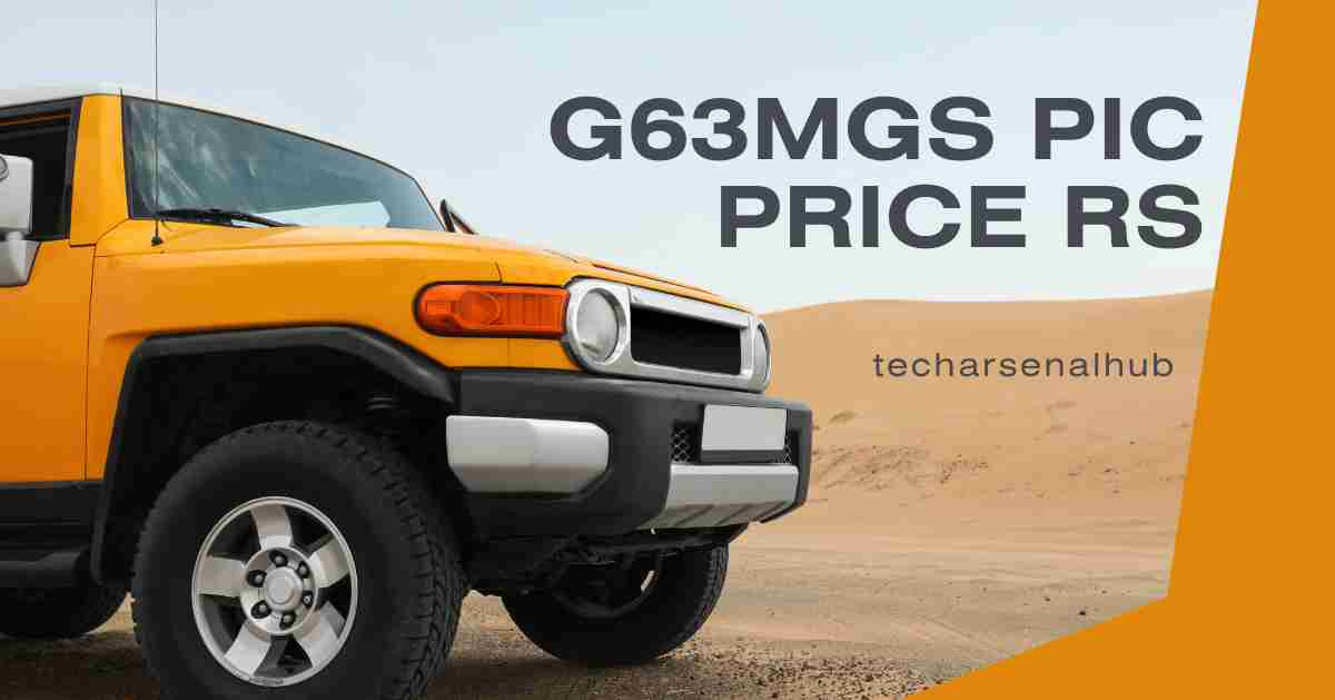 G63MGS Pic Price RS: Unveiling the Details of a Luxury Vehicle